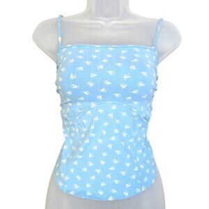 3-Piece Cami Tank Bundle – Size 2X – Blue, Floral & Black – Abound